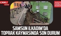 Samsun İlkadım'da yol çöktü | Canlı yayın