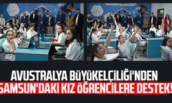 Avustralya Büyükelçiliği'nden Samsun'daki kız öğrencilere destek!