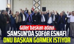 Samsun'da şoför esnafı onu başkan görmek istiyor: Hacı Eyüb Güler başkan adayı