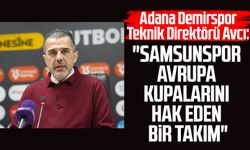 Adana Demirspor Teknik Direktörü Alper Avcı'dan Samsunspor'a övgüler