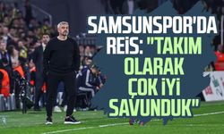 Samsunspor'da Thomas Reis: "Takım olarak çok iyi savunduk"