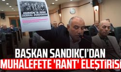 Başkan İbrahim Sandıkçı’dan muhalefete 'rant' eleştirisi