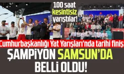 Cumhurbaşkanlığı 6. Uluslararası Yat Yarışları'nda Şampiyon Samsun’da belli oldu