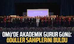 OMÜ'de akademik gurur günü: Ödüller sahiplerini buldu