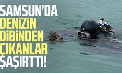 Samsun'da denizin dibinden çıkanlar şaşırttı!