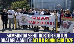 Samsun'da görev başında hayatını kaybeden şehit Doktor Kamil Furtun, 10. yılında anıldı