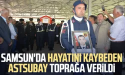 Samsun'da derede boğulan Astsubay Hakan Fidan toprağa verildi