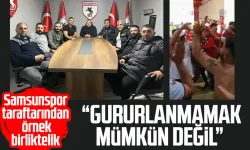 Samsunspor taraftarından örnek birliktelik: "Gururlanmamak mümkün değil"