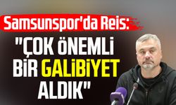 Samsunspor'da Thomas Reis: "Çok önemli bir galibiyet aldık"