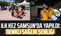 İlk kez Samsun'da yapıldı: Renkli sağlık şenliği