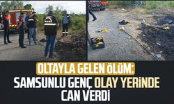 Oltayla gelen ölüm: Samsunlu genç Birol Küçük olay yerinde can verdi