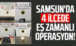 Samsun'da 4 ilçede eş zamanlı zehir operasyonu! 10 kişi yakalandı