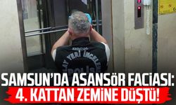 Samsun’da asansör faciası: 4. kattan zemine düştü!