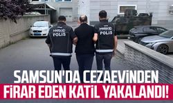 Samsun'da cezaevinden firar eden katil yakalandı!