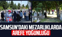 Samsun'daki mezarlıklarda arefe yoğunluğu: Bayram öncesi hüzün