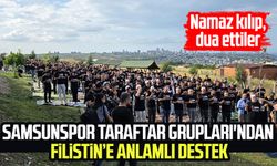 Samsunspor Taraftar Grupları'ndan Filistin’e anlamlı destek