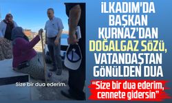 İlkadım'da Başkan İhsan Kurnaz’dan doğalgaz sözü, vatandaştan gönülden dua
