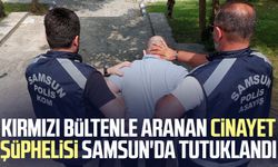 Kırmızı bültenle aranan cinayet şüphelisi Samsun'da tutuklandı