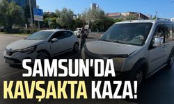 Samsun'da kavşakta kaza: 1 yaralı