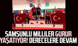 Samsunlu milliler gurur yaşatıyor! Derecelere devam