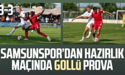 Samsunspor’dan hazırlık maçında gollü prova
