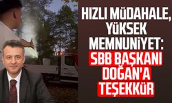 Hızlı müdahale, yüksek memnuniyet: SBB Başkanı Halit Doğan'a teşekkür