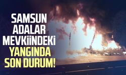 Samsun Adalar mevkiindeki yangında son durum!