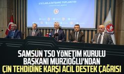 Samsun TSO Yönetim Kurulu Başkanı Salih Zeki Murzioğlu'ndan Çin tehdidine karşı acil destek çağrısı