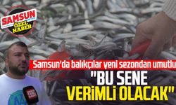 Samsun'da balıkçılar yeni sezondan umutlu: "Bu sene verimli olacak"