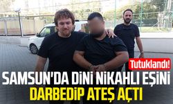 Samsun'da sokak ortasında eşini darp edip ateş açtı: Tutuklandı!