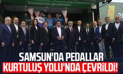 Samsun'da pedallar Kurtuluş Yolu'nda çevrildi!