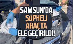 Samsun'da şüpheli araçtan zehir ve silah çıktı!