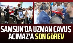 Samsun’da Uzman Çavuş Selami Acımaz'a son görev