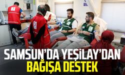 Yeşilay Samsun Şube Başkanlığı'ndan bağışa destek