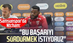 Samsunspor'da Olivier Ntcham: "Bu başarıyı sürdürmek istiyoruz"