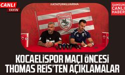 Samsunspor'da Thomas Reis'ten Kocaelispor maçı öncesi açıklamalar