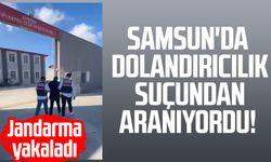 Samsun'da dolandırıcılık suçundan aranıyordu! Jandarma yakaladı