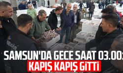 Samsun'da gece saat 03.00: Kapış kapış gitti