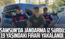 Samsun'da jandarma iz sürdü: 19 yaşındaki firari yakalandı