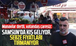 Samsun'da kış geliyor, sebze fiyatları tırmanıyor