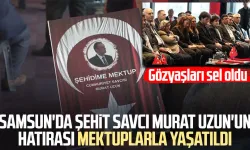 Samsun'da şehit Savcı Murat Uzun'un hatırası mektuplarla yaşatıldı