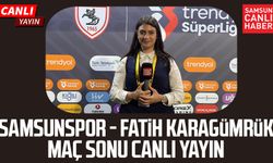 Samsunspor - Fatih Karagümrük maç sonu canlı yayın