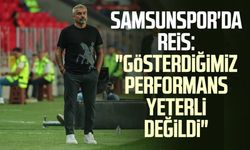 Samsunspor'da Thomas Reis: "Gösterdiğimiz performans yeterli değildi"