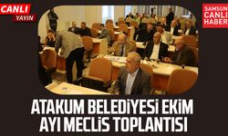 Atakum Belediyesi Ekim Ayı Meclisi Toplandı