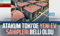 TOKİ Samsun Atakum kura sonuçları isim listesi