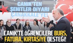Canik'te öğrencilere burs, fatura, kırtasiye desteği!