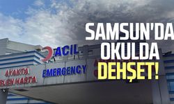 Samsun'da okulda dehşet! Makasla yaraladı