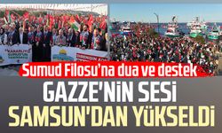 Gazze'nin sesi Samsun'dan yükseldi: Sumud Filosu’na dua ve destek