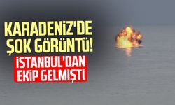 Karadeniz'de şok görüntü! İstanbul'dan ekip gelmişti