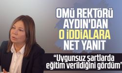 OMÜ Rektörü Fatma Aydın'dan Eczacılık Fakültesi açıklaması: "Uygunsuz şartlar vardı"